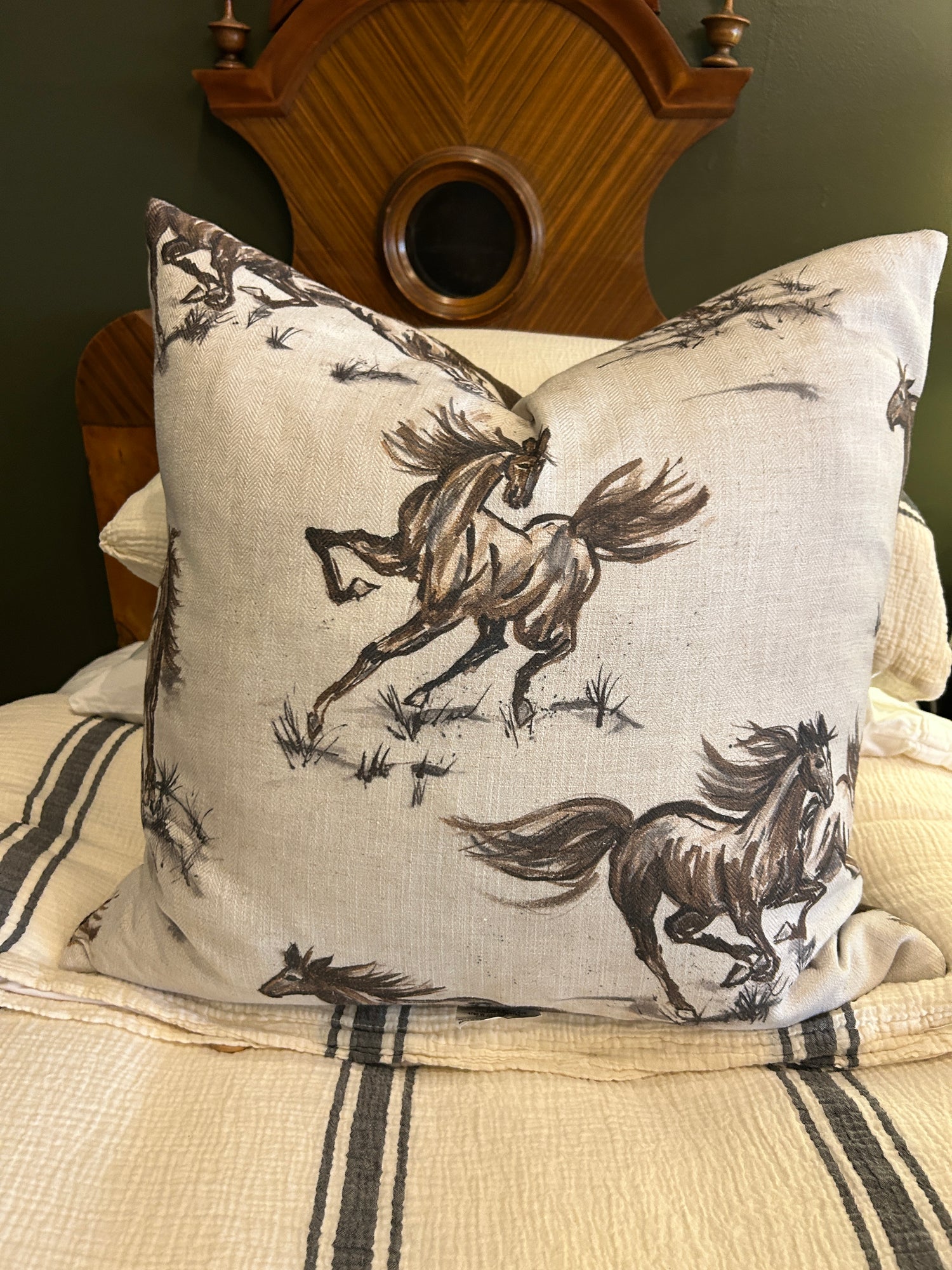Horse Throw Pillow
