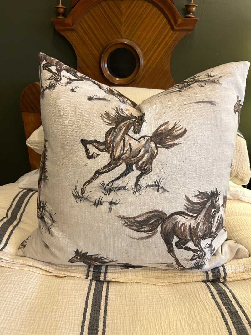 Horse Throw Pillow