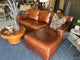 Pottery Barn Leather Sofa w/ Chaise