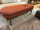 FourHands Cranberry Boucle Bench