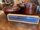Navy Blue Textured Candlesticks