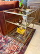 Gold End Table