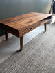 Brass Capped Leg Coffee Table