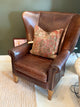 Large Leather Wingback Chair