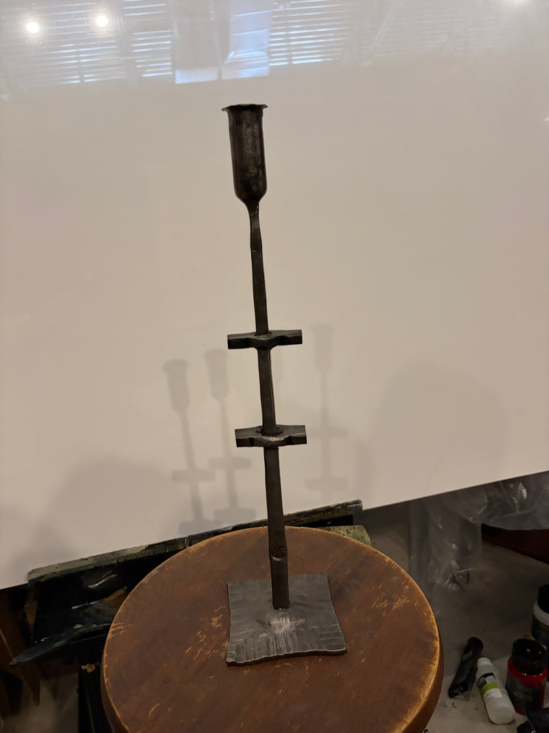 Pewter Candlestick