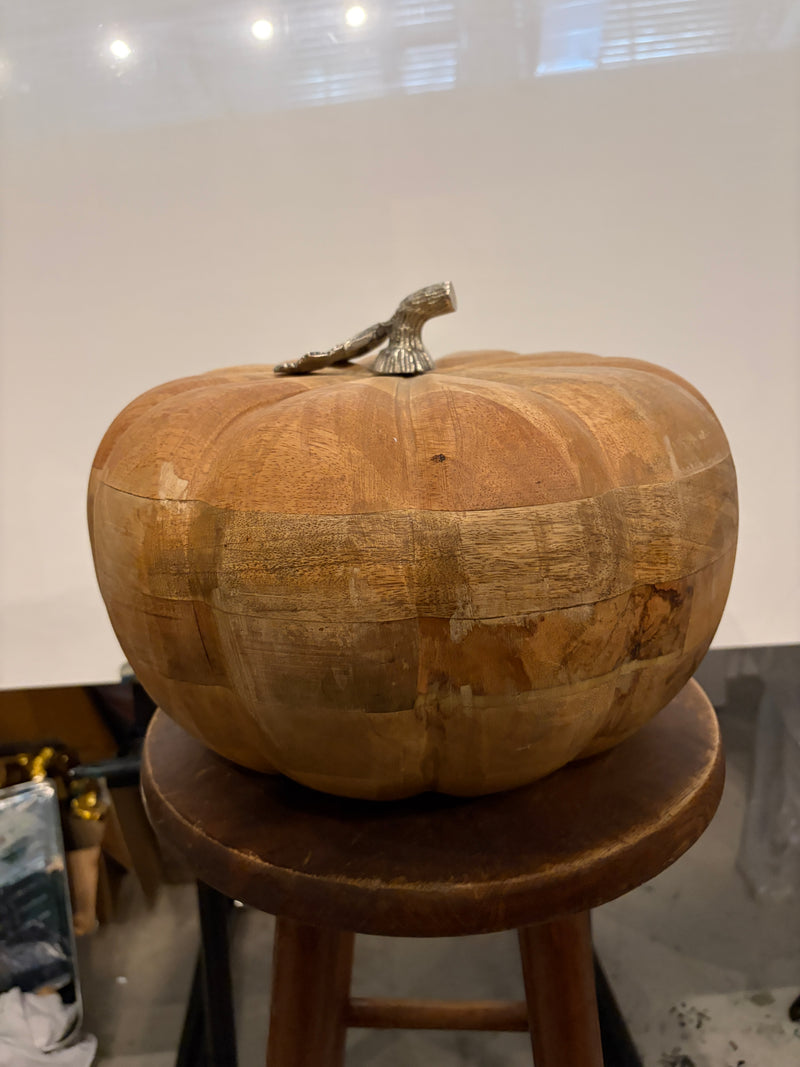 Wooden Pumpkin