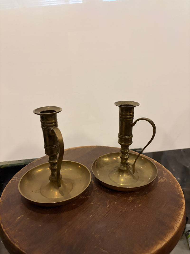 Pair of Brass Candlesticks