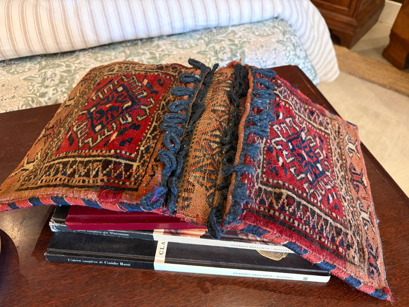 Hand Woven Textile Saddle Bag