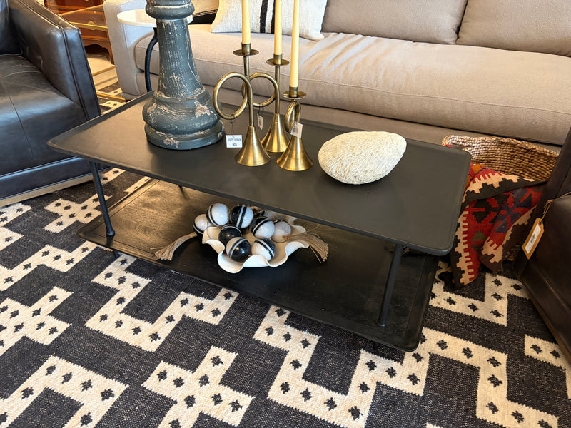West Elm Black Coffee Table