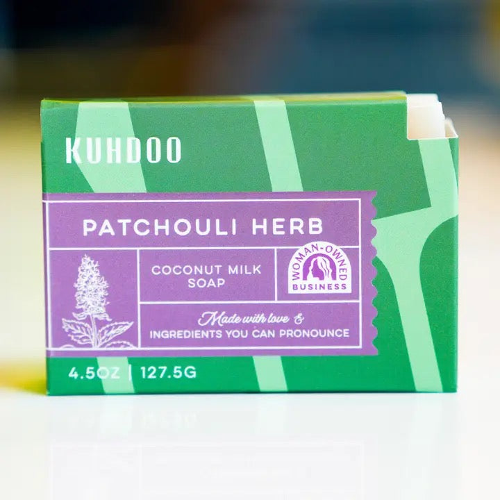 Kuhdoo Patchouli Herb Bar Soap