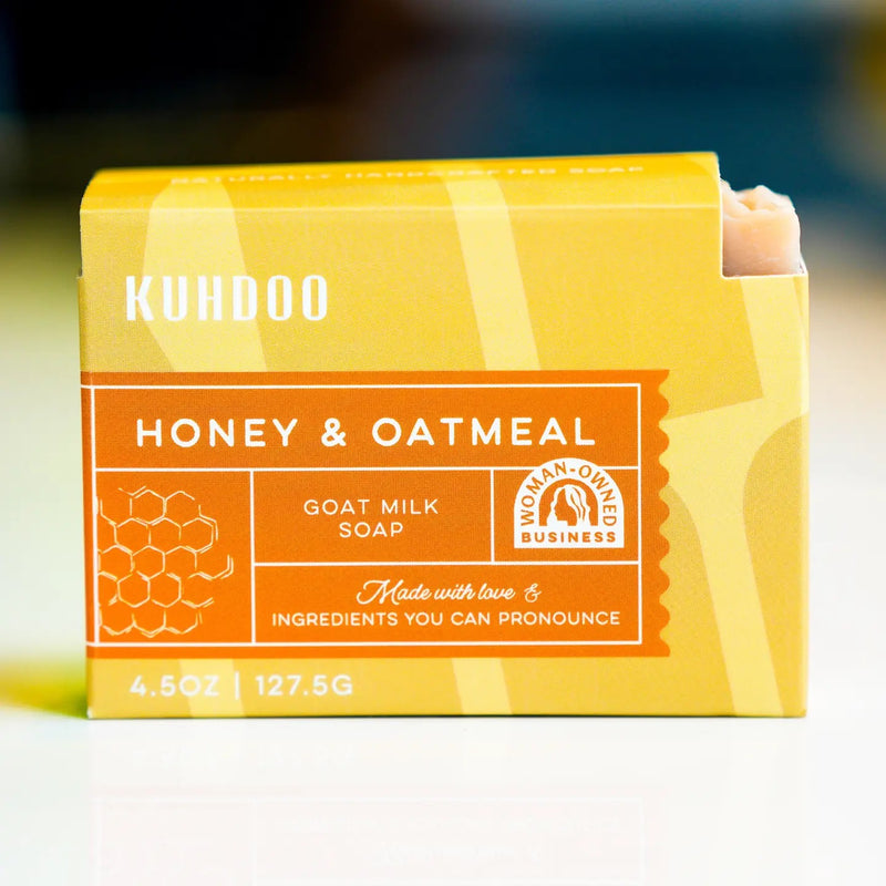 Kuhdoo Honey & Oatmeal Bar Soap