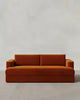 HTD Orange Velvet Sofa