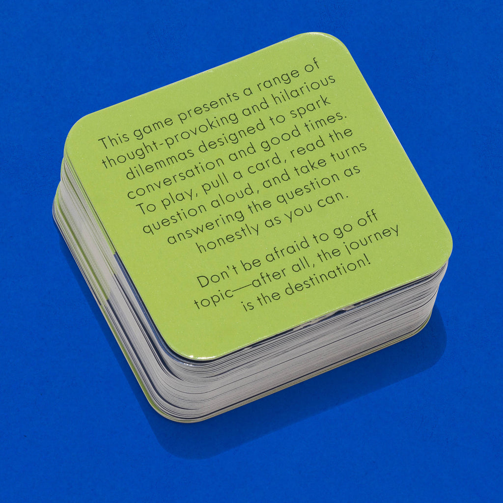 After Dinner Amusements: Which Would You Choose?