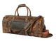 Tuzech Large leather Travel Bag Duffel bag Gym sports flight cabin bag Leather Holdall Overnight Weekend Large luggage bag