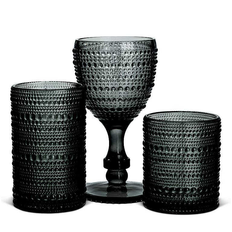 Pebble Finish Gob-Gry-6.5"H(8oz)