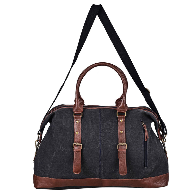 EXPLORER DUFFLE, NAVY  M-1842 (ORIGINAL LEATHER)