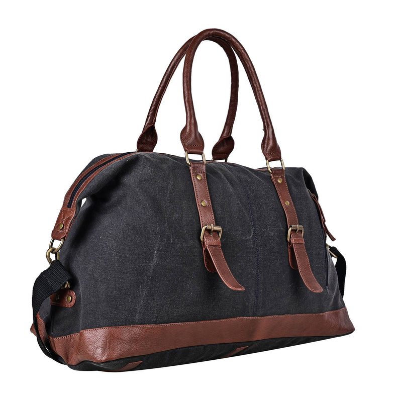 EXPLORER DUFFLE, NAVY  M-1842 (ORIGINAL LEATHER)