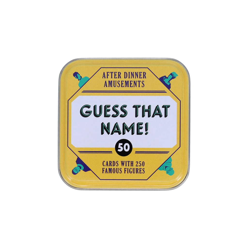 After Dinner Amusements: Guess That Name!