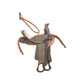 Christmas Western Horse Saddle Ornament