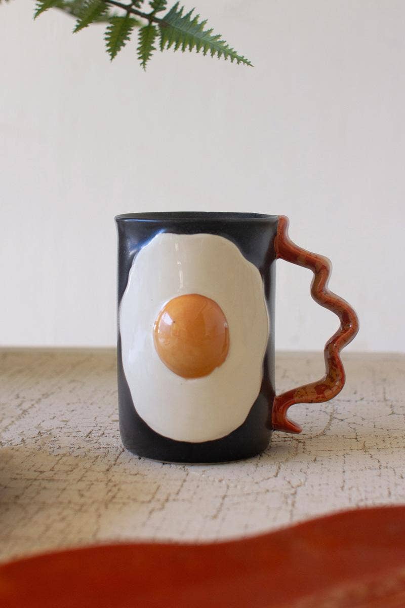 CERAMIC MUG - BACON AND EGGS