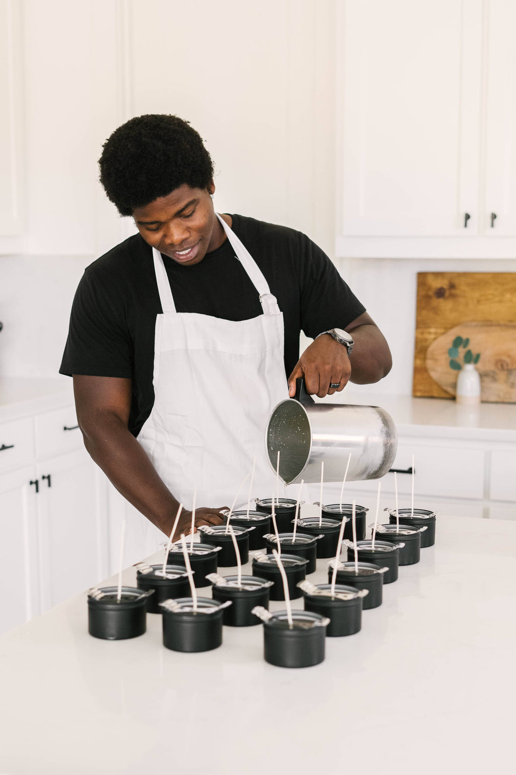 8oz Patchouli Amber - Black Tin