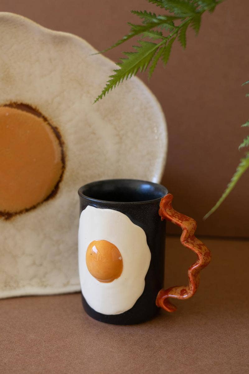 CERAMIC MUG - BACON AND EGGS