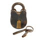 A-01102: METAL BRASS LOCK & KEYS 2"W, 3"H