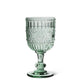 Sunflower Wine Glass-Light Green-6.5"H(14oz)