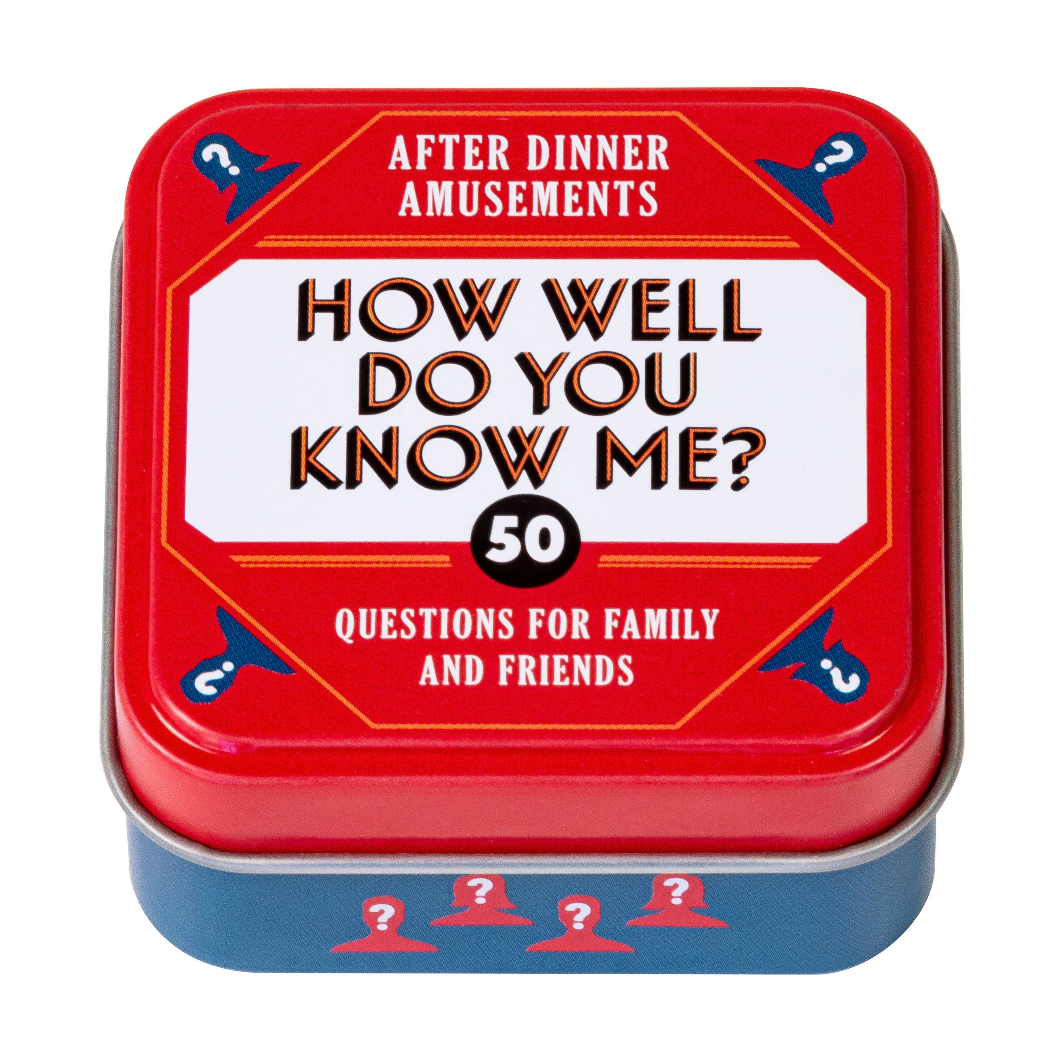 After Dinner Amusements: How Well Do You Know Me?