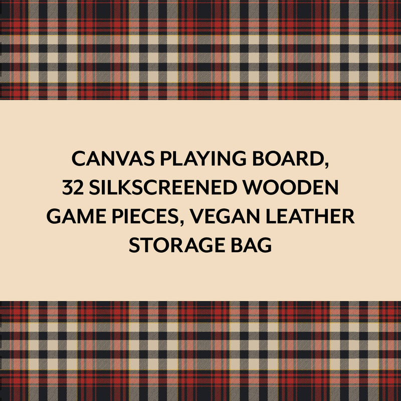 Pendleton Red Black Check Pattern Chess & Checkers