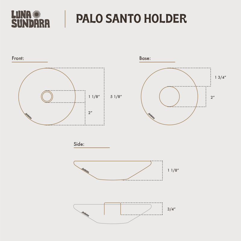 Chulucanas Black Matte Ceramic | Palo Santo Holder