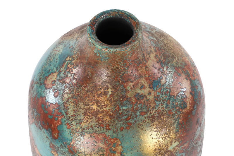 A-68675: TERRACOTTA VASE 10"W, 20"H