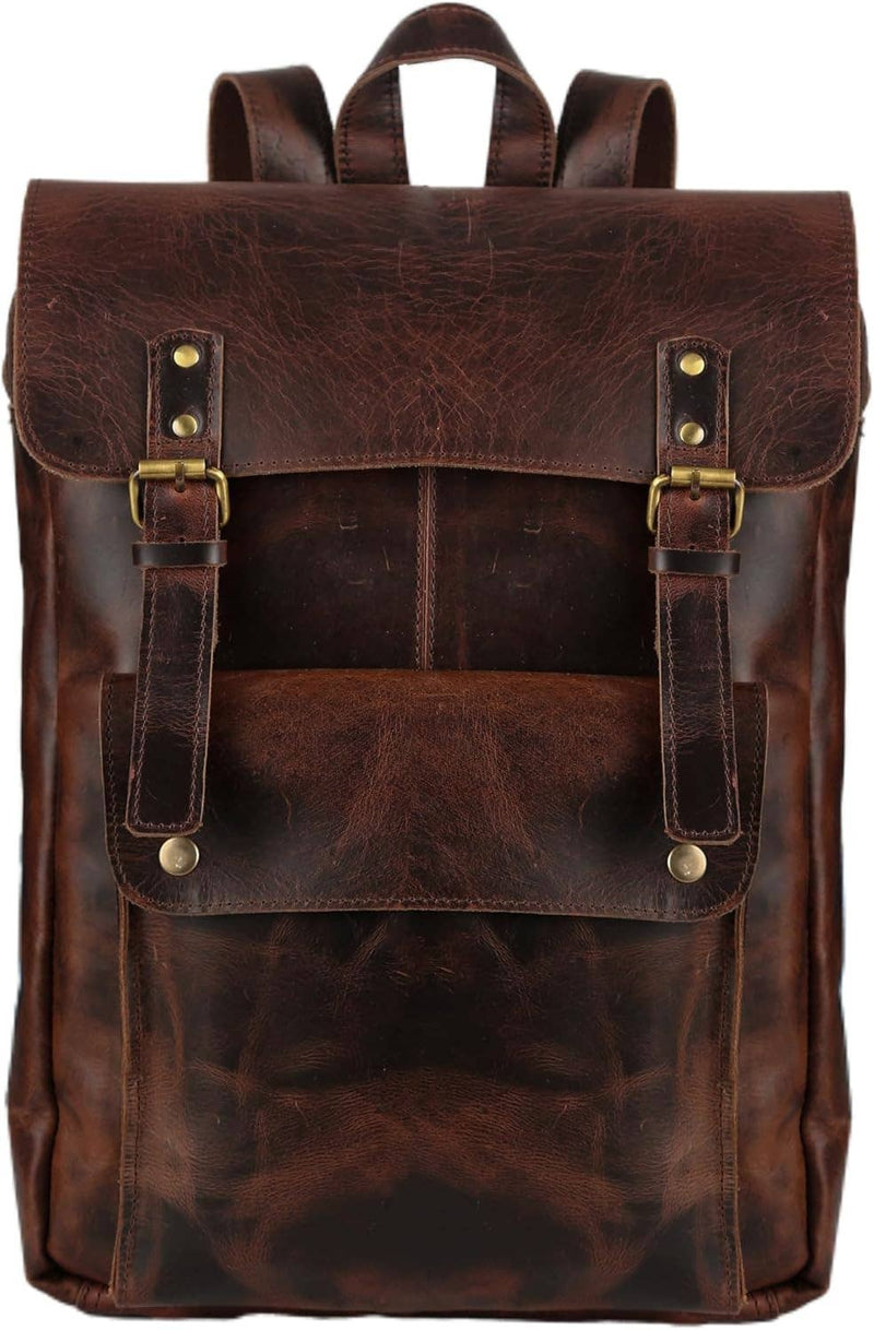 Handcrafted Vintage Genuine Buffalo Leather Backpacks