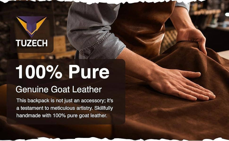 Handcrafted Vintage Genuine Buffalo Leather Backpacks